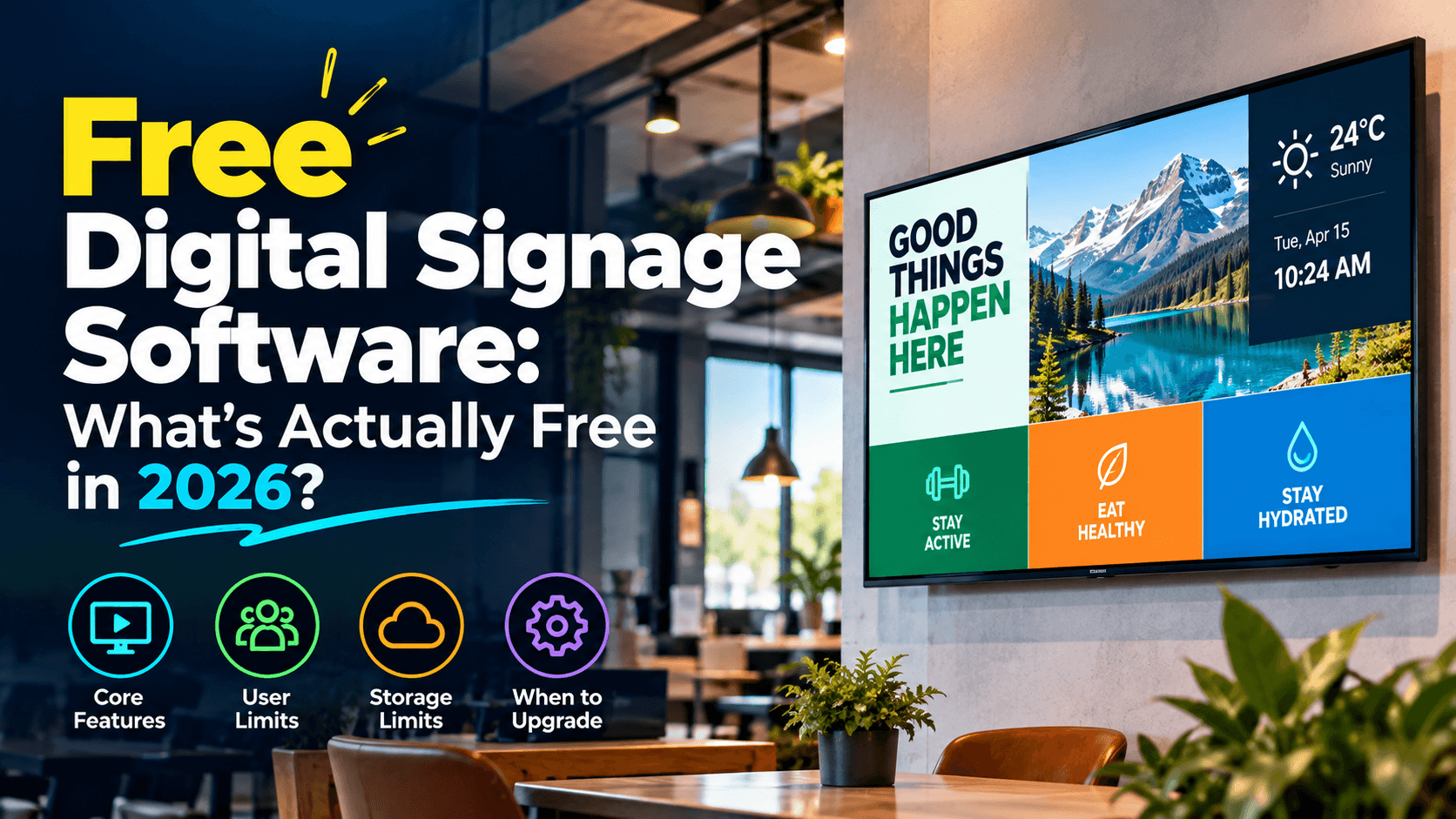 Free Digital Signage Software: What is Actually Free in 2026?